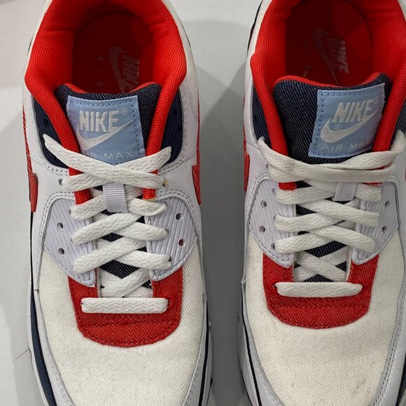 Nike Air Max 90 GS 7 Youth USA Denim Shoe with Box - Picture 3 of 7